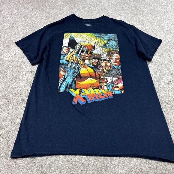 Marvel T-Shirt Men’s Blue Short Sleeve Size Medium - Picture 7 of 9